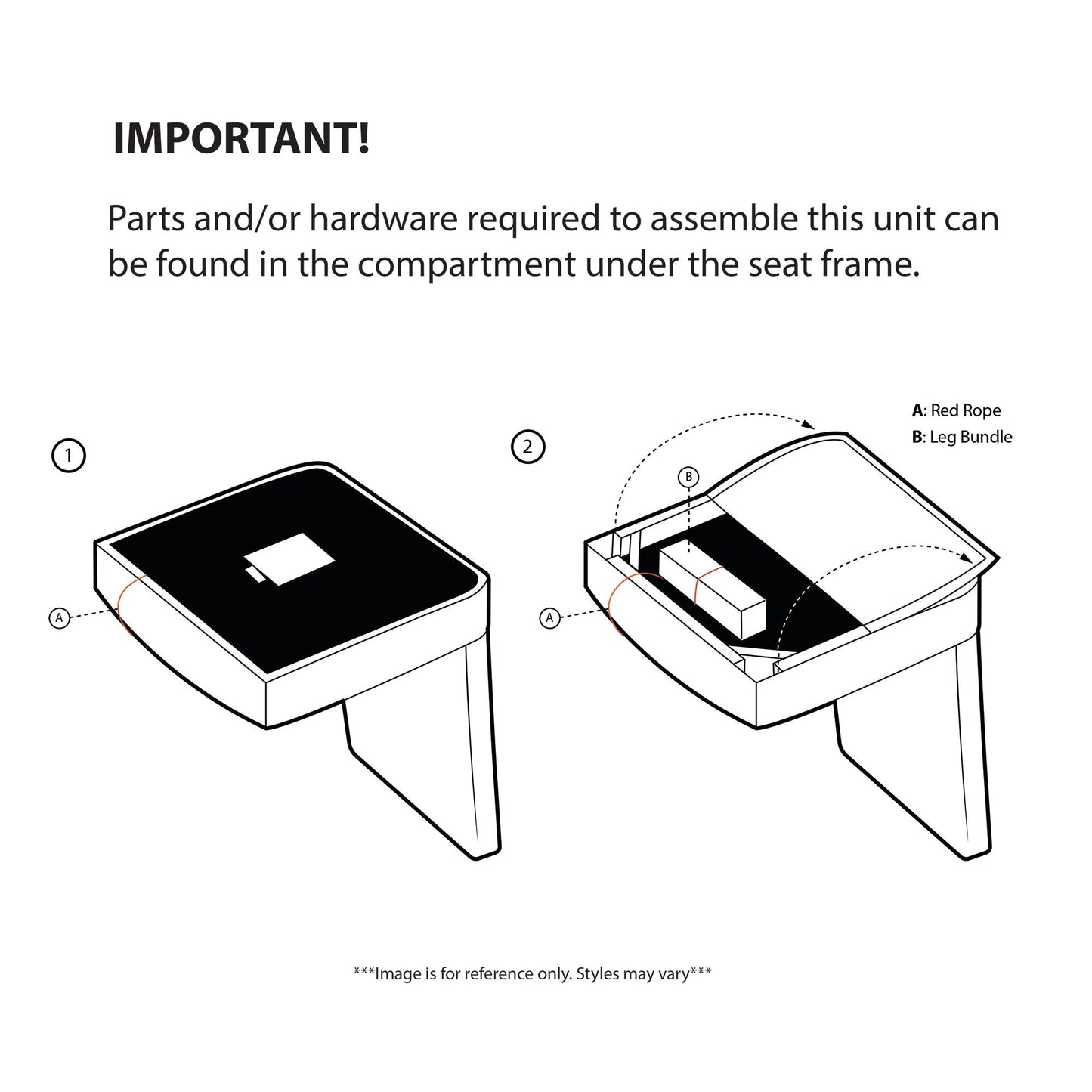 Fauteuil inclinable à dossier rabattable Cecile Blue de Madison Park