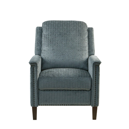 Fauteuil inclinable à dossier rabattable Cecile Blue de Madison Park