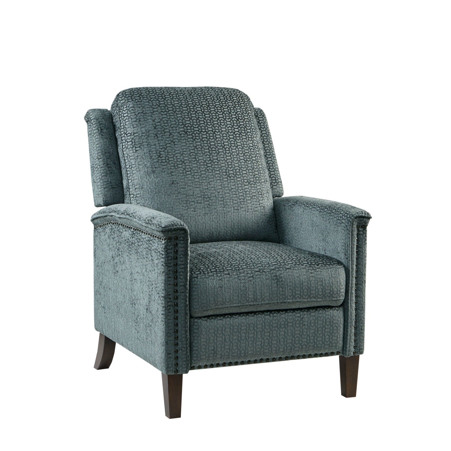 Fauteuil inclinable à dossier rabattable Cecile Blue de Madison Park