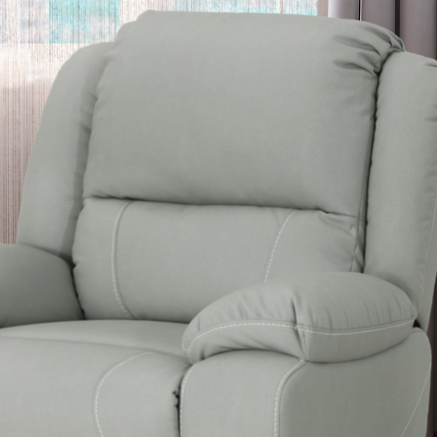 Fauteuil inclinable pivotant en similicuir capitonné Malic par Christopher Knight Home