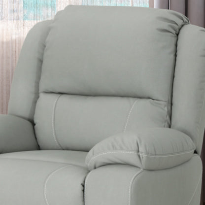 Fauteuil inclinable pivotant en similicuir capitonné Malic par Christopher Knight Home