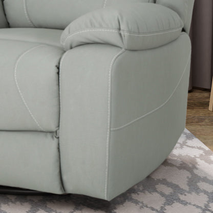 Fauteuil inclinable pivotant en similicuir capitonné Malic par Christopher Knight Home