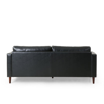 Canapé 3 places capitonné contemporain Malinta par Christopher Knight Home - 82,25 L x 33,00 l x 33,00 H