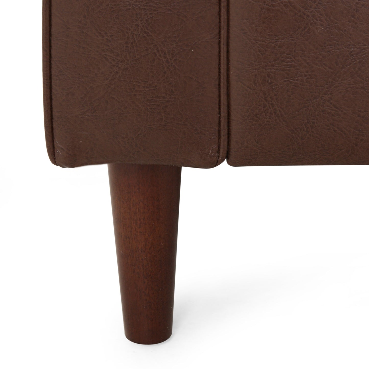 Canapé 3 places capitonné contemporain Malinta par Christopher Knight Home - 82,25 L x 33,00 l x 33,00 H