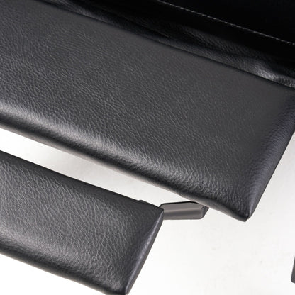 Fauteuil inclinable manuel capitonné en PU avec cadre en bois