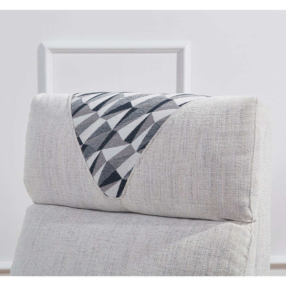 Fauteuil inclinable manuel au design classique avec accoudoirs et dossier en peluche, pour salon