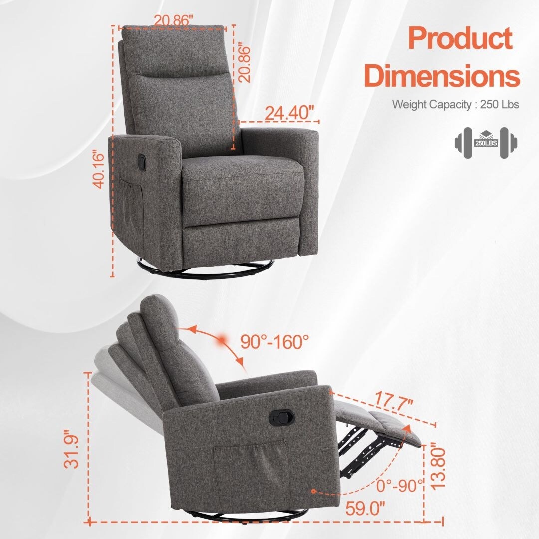Fauteuil inclinable manuel Winback Canapé simple