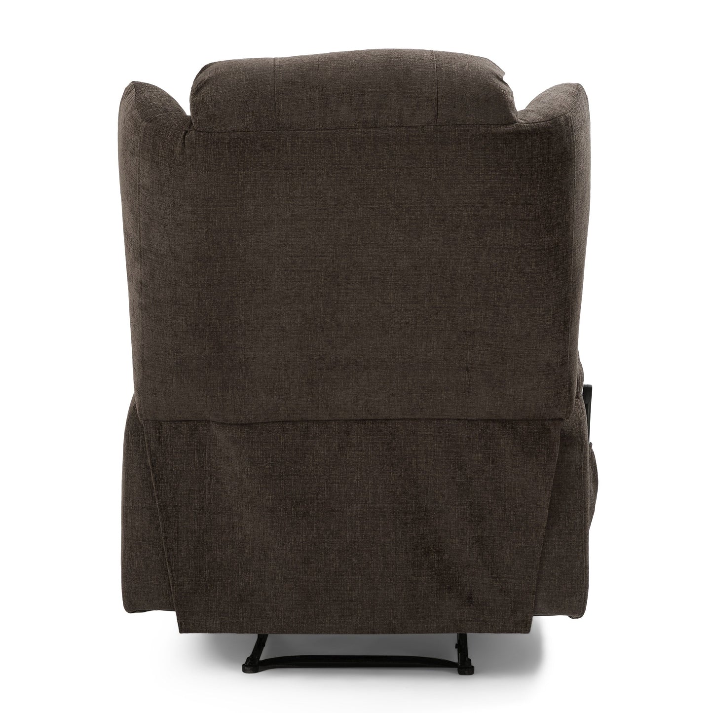 Fauteuil inclinable manuel avec 5 modes de massage, chauffage lombaire, deux porte-gobelets, télécommande et poche de rangement latérale