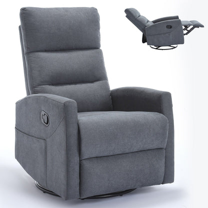Fauteuil inclinable manuel avec bascule et pivot