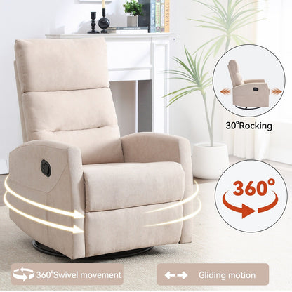 Fauteuil inclinable manuel avec bascule et pivot