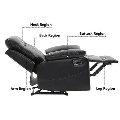 Fauteuil inclinable manuel, canapé inclinable simple confortable pour salon et chambre à coucher