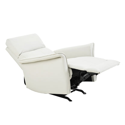 Fauteuil inclinable à bascule manuel pour adultes, fauteuil inclinable à bascule manuel, chaise de chambre d'enfant en tissu, fauteuil inclinable simple, accoudoirs larges