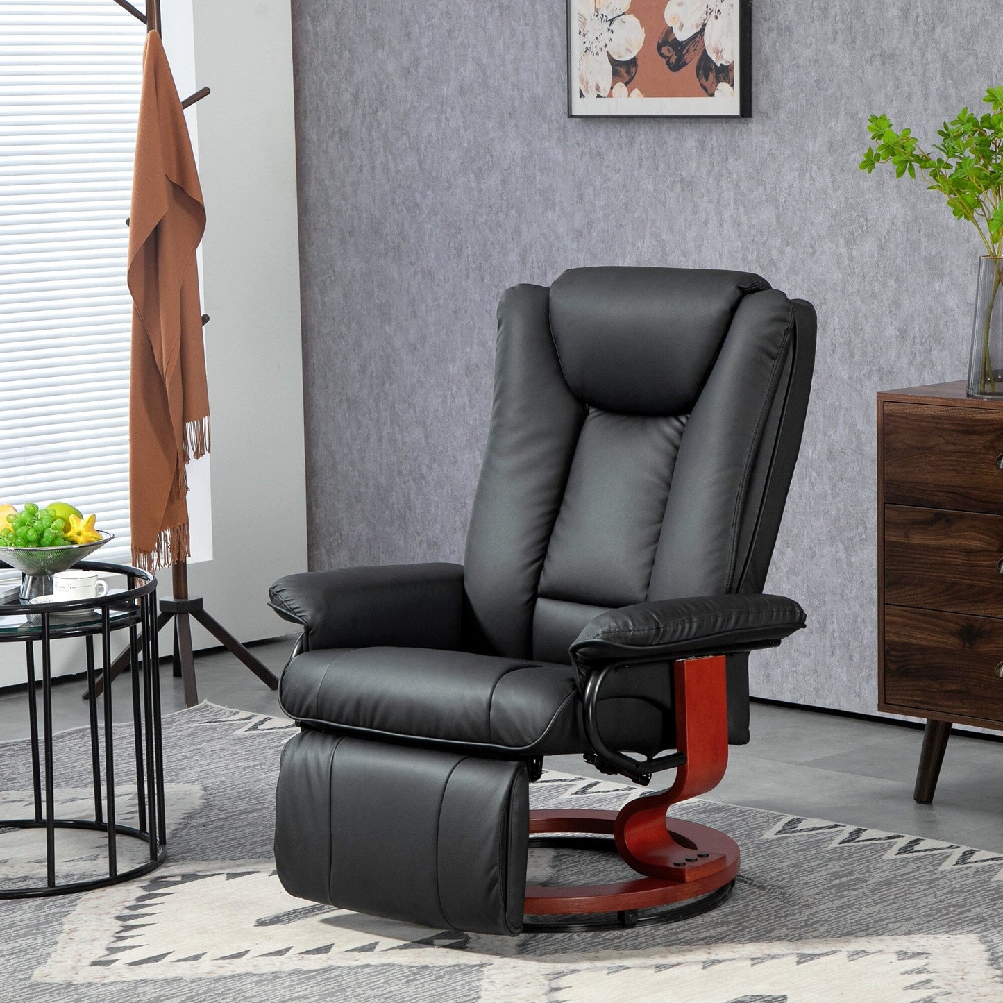 Fauteuil inclinable pivotant manuel