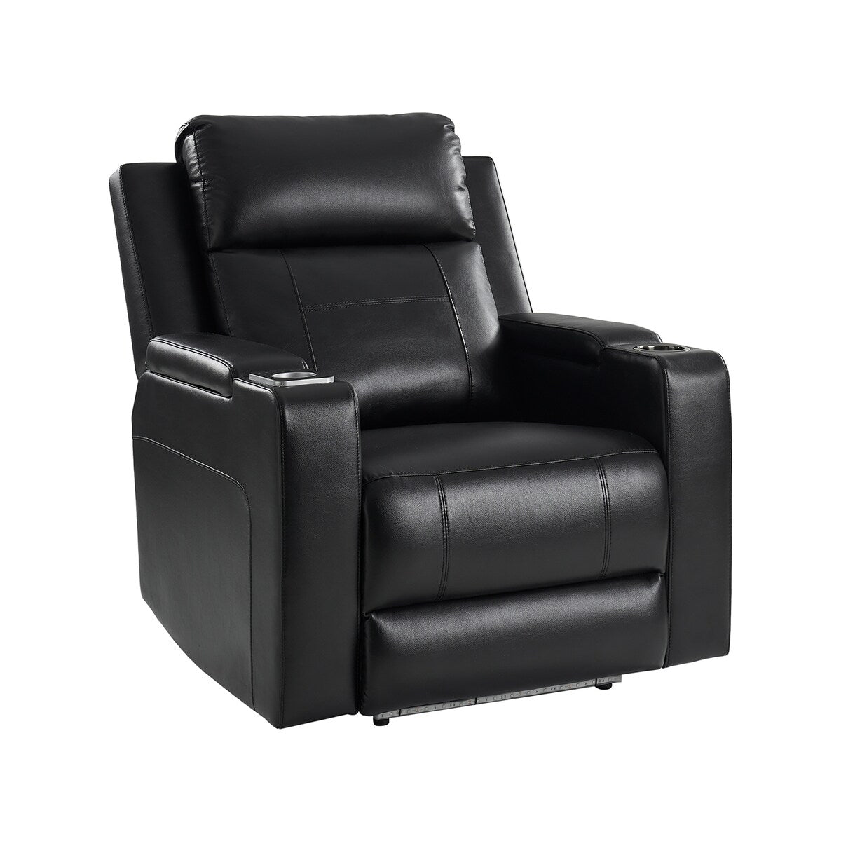 Fauteuil inclinable électrique Marion Classic 35,5 pouces de large avec porte-gobelet par HULALA HOME