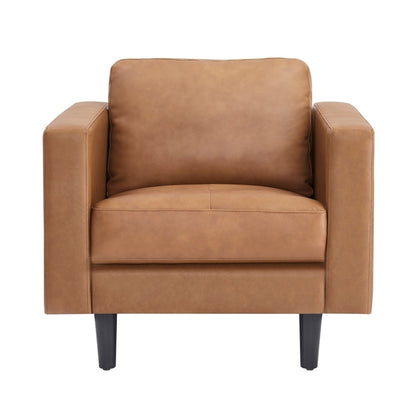 Canapé en cuir véritable du milieu du siècle pour salon, canapé de luxe, meubles pour maison, bureau, chambre à coucher