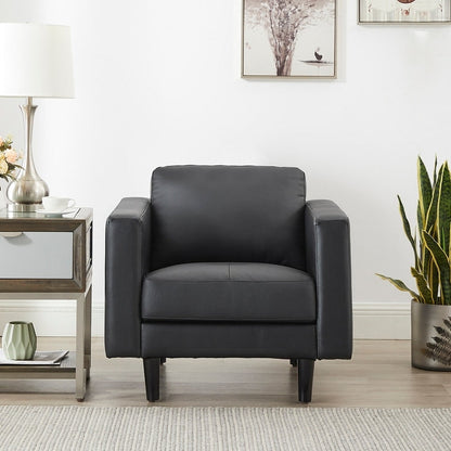 Canapé en cuir véritable du milieu du siècle pour salon, canapé de luxe, meubles pour maison, bureau, chambre à coucher