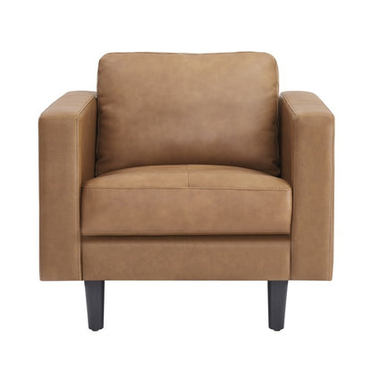 Canapé en cuir véritable du milieu du siècle pour salon, canapé de luxe, meubles pour maison, bureau, chambre à coucher