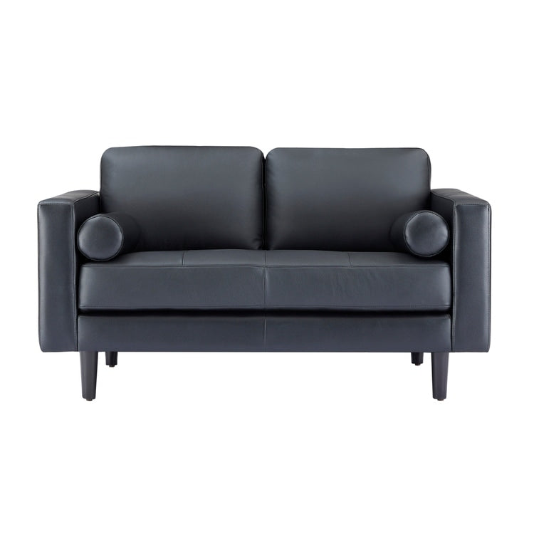 Canapé en cuir véritable du milieu du siècle pour salon, canapé de luxe, meubles pour maison, bureau, chambre à coucher