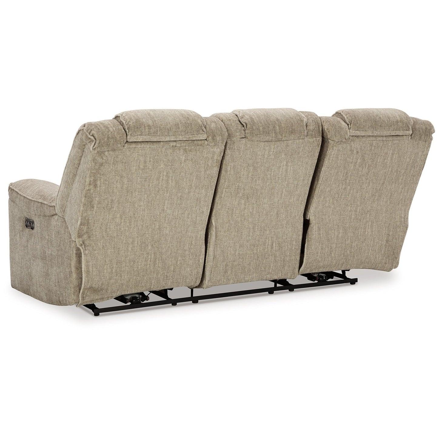 Canapé inclinable Marsh Power, appui-tête réglable, LED, beige, 86 pouces