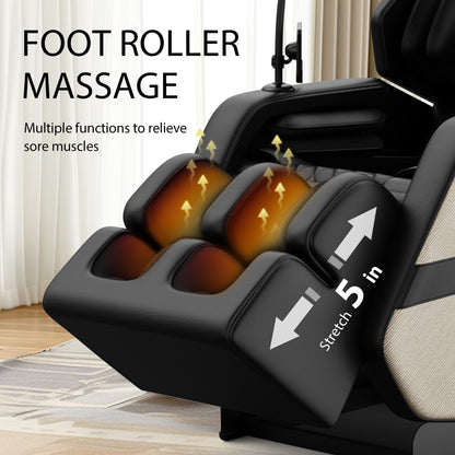 Fauteuil de massage inclinable à gravité zéro