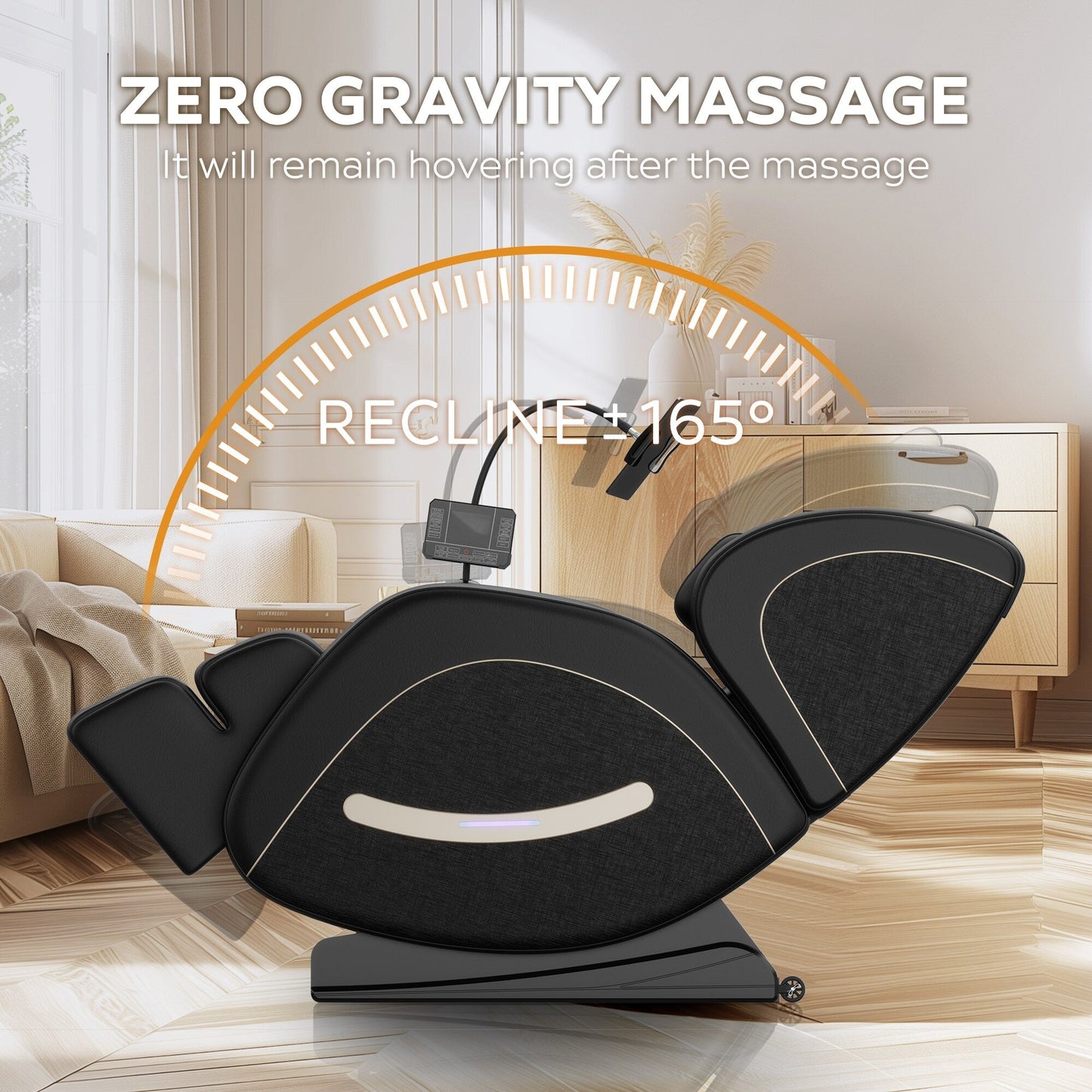 Fauteuil de massage inclinable à gravité zéro