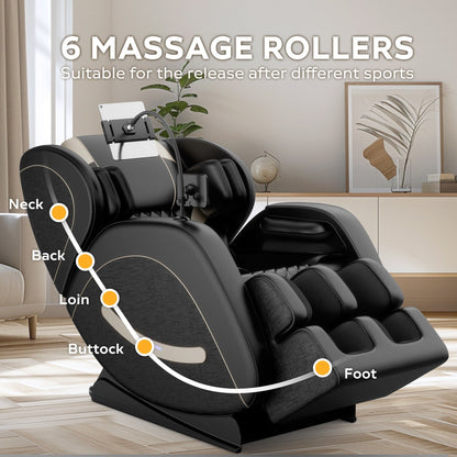 Fauteuil de massage inclinable à gravité zéro