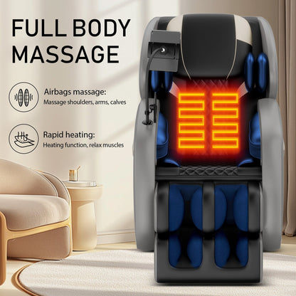 Fauteuil de massage inclinable à gravité zéro