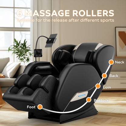 Fauteuil de massage inclinable à gravité zéro