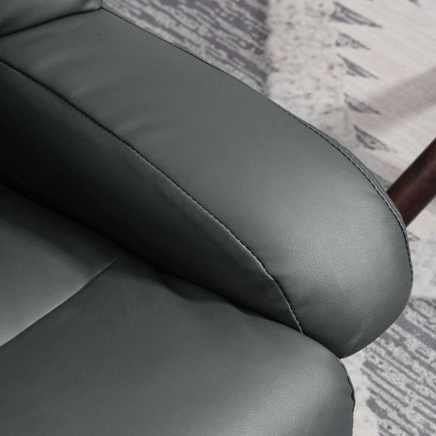 Fauteuil inclinable de massage avec pouf