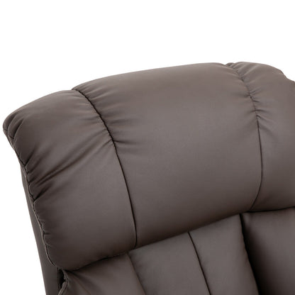 Fauteuil inclinable de massage avec pouf