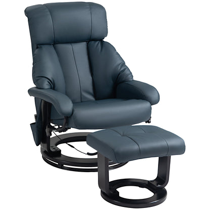 Fauteuil inclinable de massage avec pouf