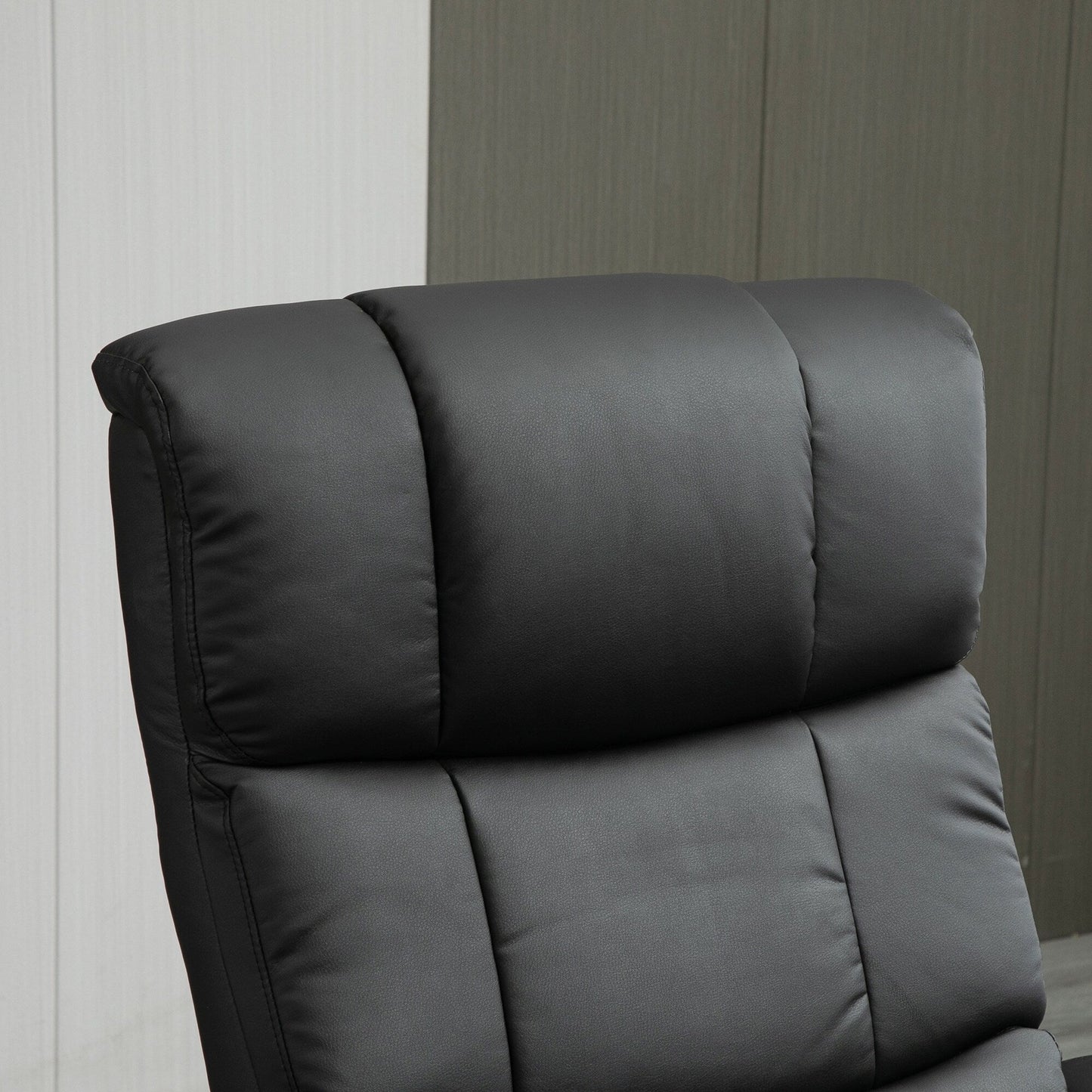 Fauteuil inclinable de massage avec pouf