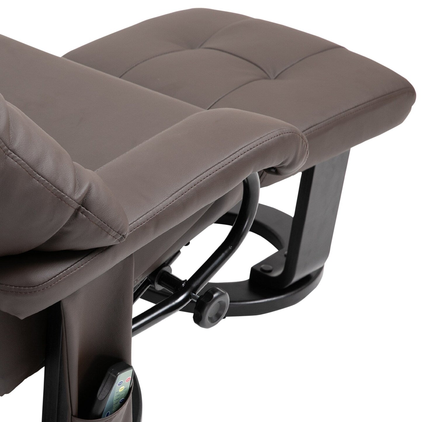 Fauteuil inclinable de massage avec pouf