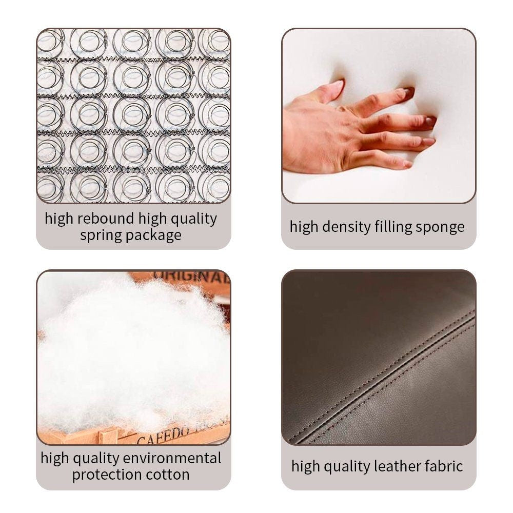 Fauteuil inclinable massant Homall en similicuir avec siège rembourré