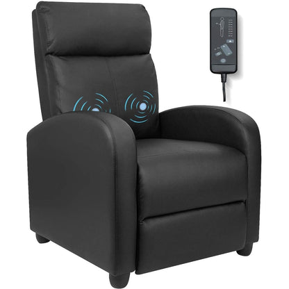 Fauteuil inclinable massant Homall en similicuir avec siège rembourré