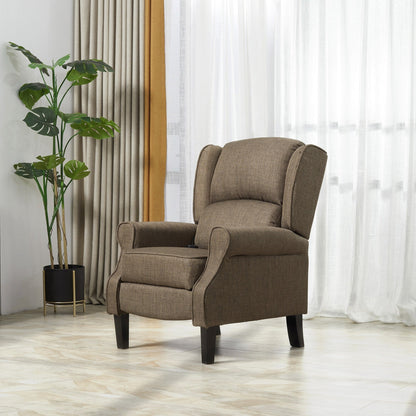 Fauteuil massant inclinable avec fonction chauffante et télécommande