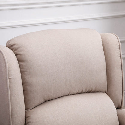 Fauteuil massant inclinable avec fonction chauffante et télécommande