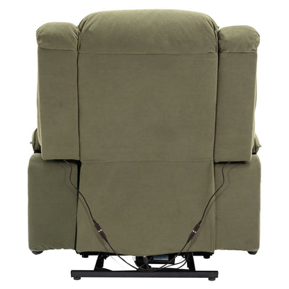 Fauteuil inclinable de massage, fauteuil releveur électrique pour personnes âgées avec fonction de massage et de chauffage réglable, fauteuil inclinable