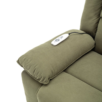 Fauteuil inclinable de massage, fauteuil releveur électrique pour personnes âgées avec fonction de massage et de chauffage réglable, fauteuil inclinable