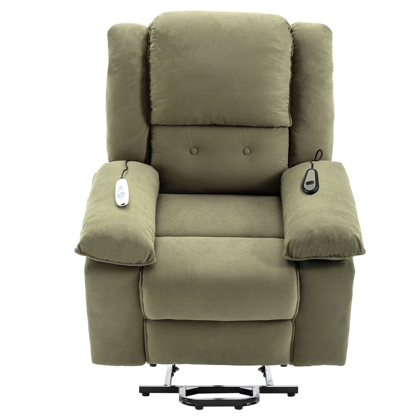 Fauteuil inclinable de massage, fauteuil releveur électrique pour personnes âgées avec fonction de massage et de chauffage réglable, fauteuil inclinable