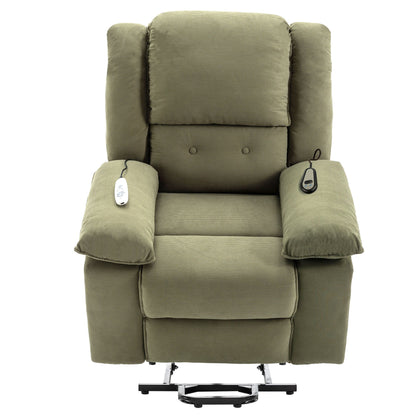 Fauteuil inclinable de massage, fauteuil releveur électrique pour personnes âgées avec fonction de massage et de chauffage réglable, fauteuil inclinable