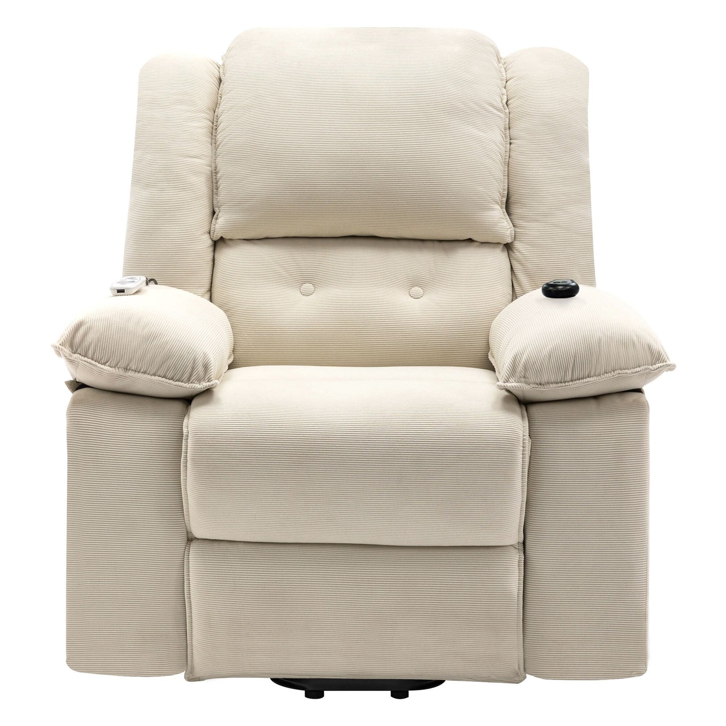 Fauteuil inclinable de massage, fauteuil releveur électrique pour personnes âgées avec fonction de massage et de chauffage réglable, fauteuil inclinable