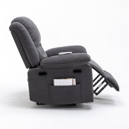 Fauteuil inclinable massant, fauteuil releveur électrique pour personnes âgées