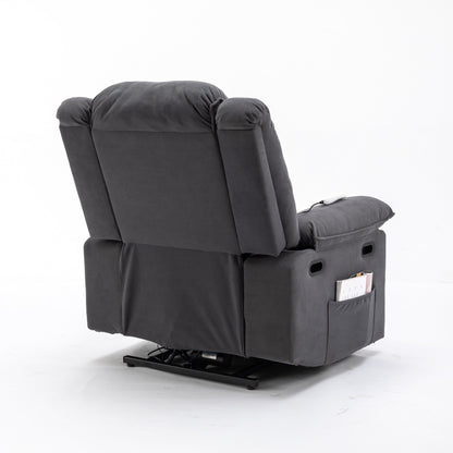 Fauteuil inclinable massant, fauteuil releveur électrique pour personnes âgées