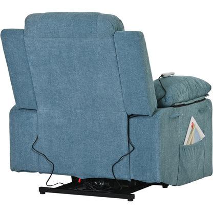 Fauteuil inclinable massant, fauteuil releveur électrique pour personnes âgées
