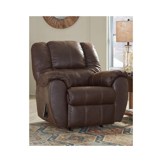 Fauteuil inclinable à bascule contemporain McGann en noyer