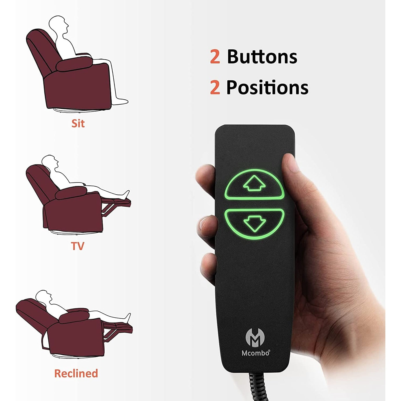 Fauteuil inclinable pivotant et chauffant MCombo, grand format, en similicuir, avec massage et chauffage, 7748