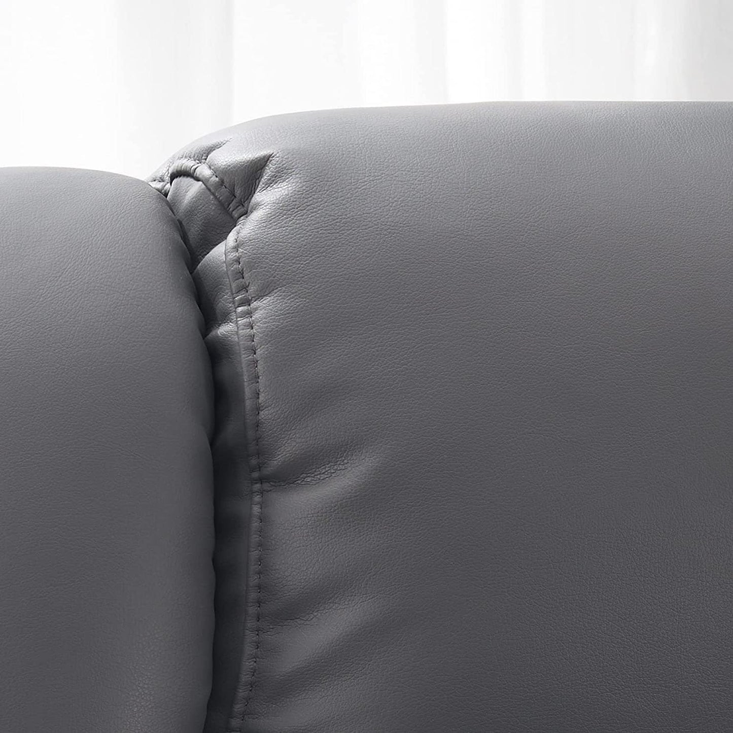 Fauteuils inclinables pivotants MCombo avec ottoman, fauteuils TV à massage par vibrations et poche latérale