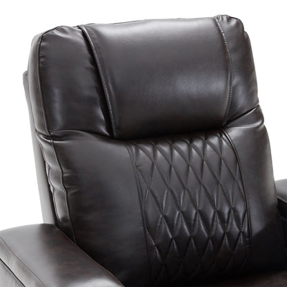 Fauteuil inclinable électrique en cuir PU Merax avec port de charge USB