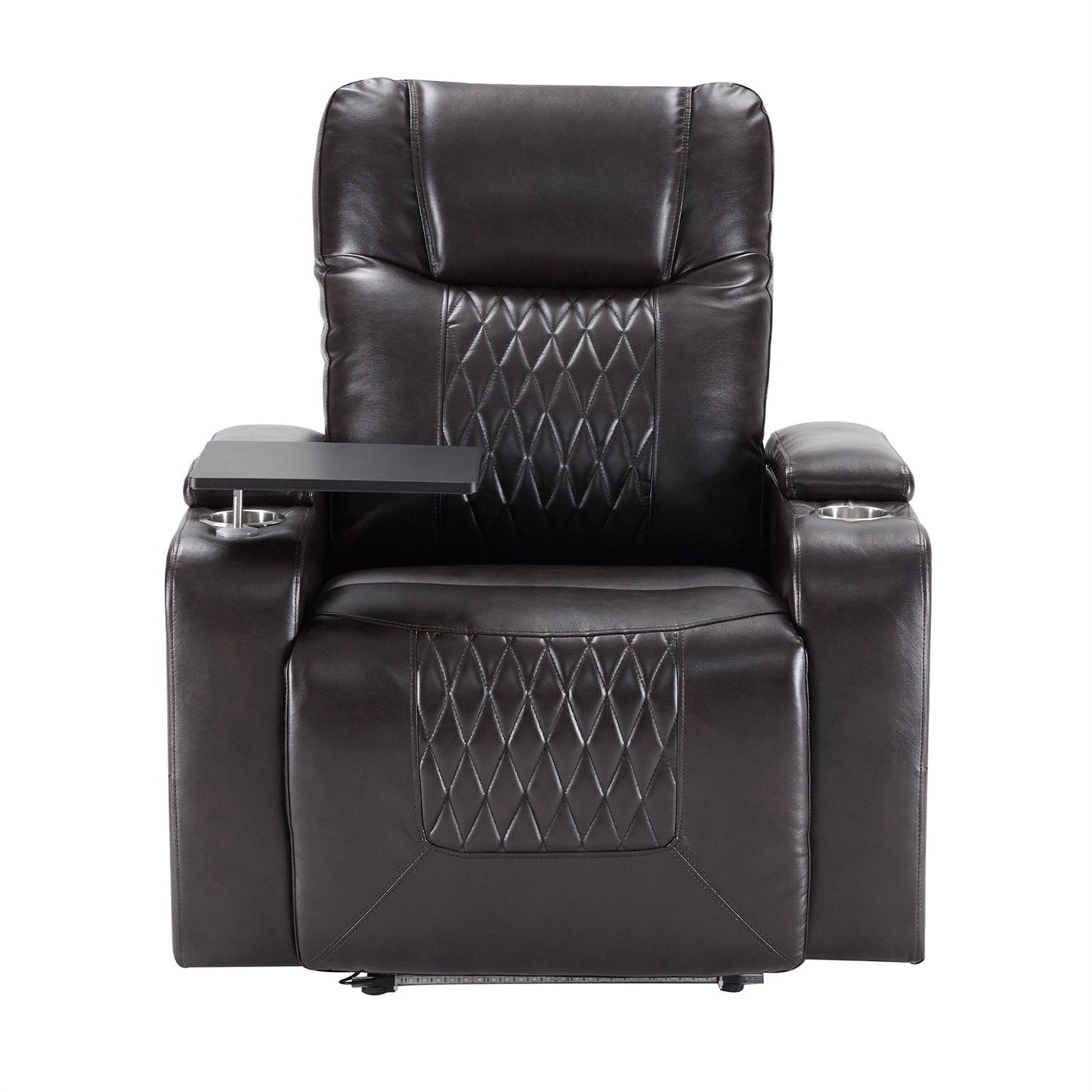 Fauteuil inclinable électrique en cuir PU Merax avec port de charge USB
